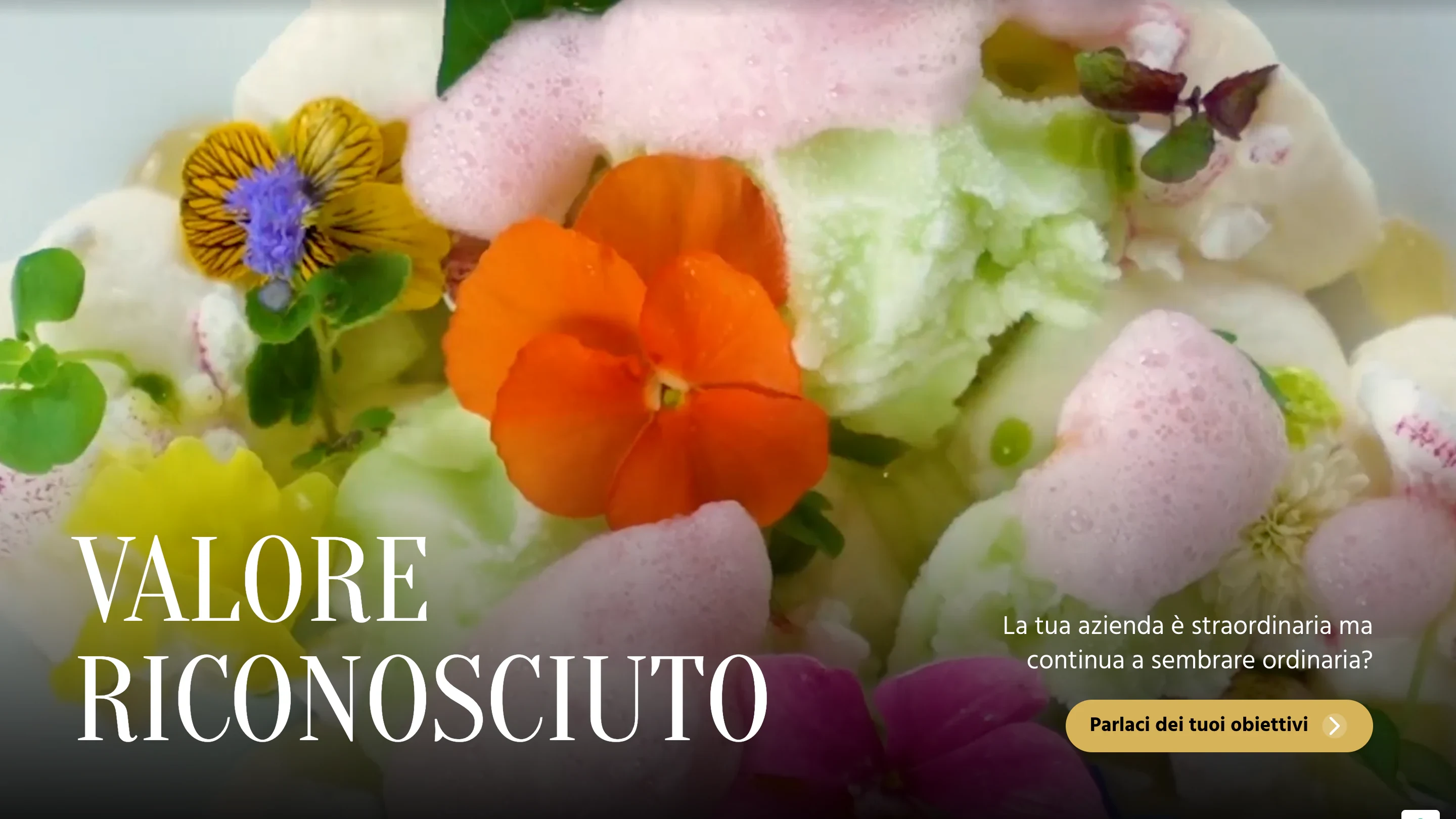 Home page del sito di Taeda, agenzia di comunicazione e marketing