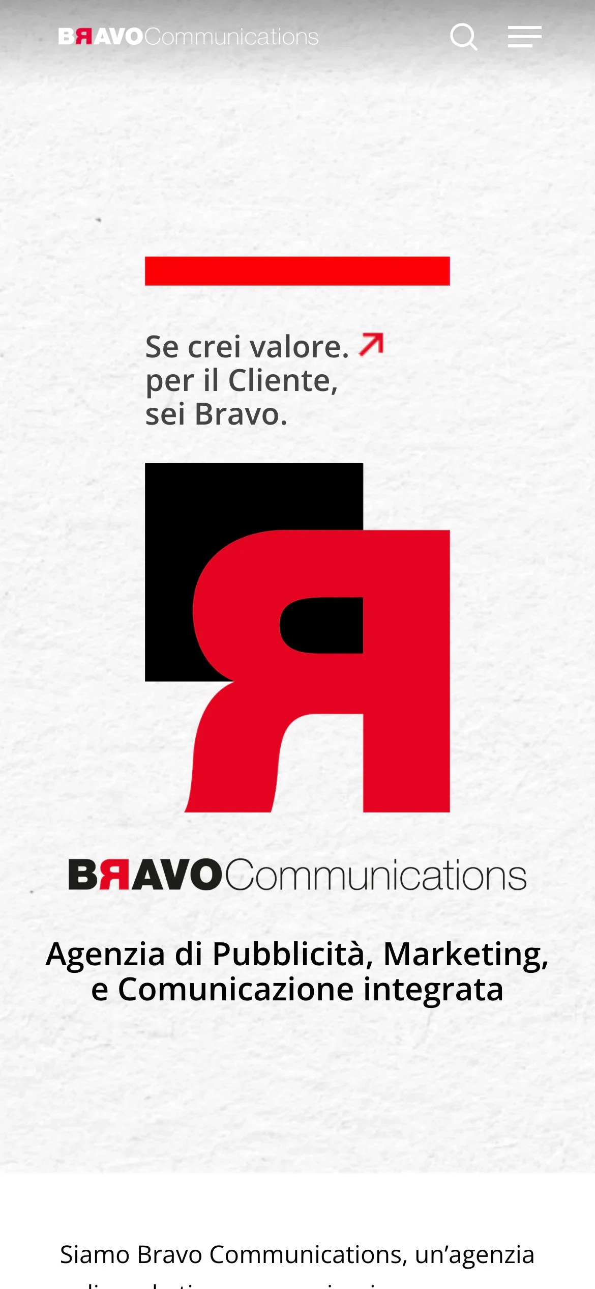 Versione mobile di Bravo Communications